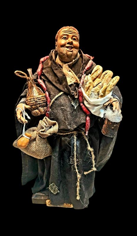Il Munaciello - Statuetta Pastore monaco  30 cm
