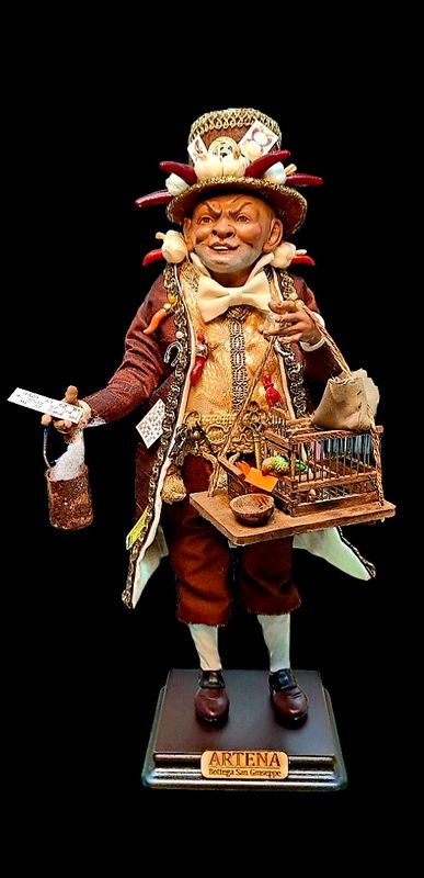 Sciò Sciò Gobbo statuetta pastore 35 cm