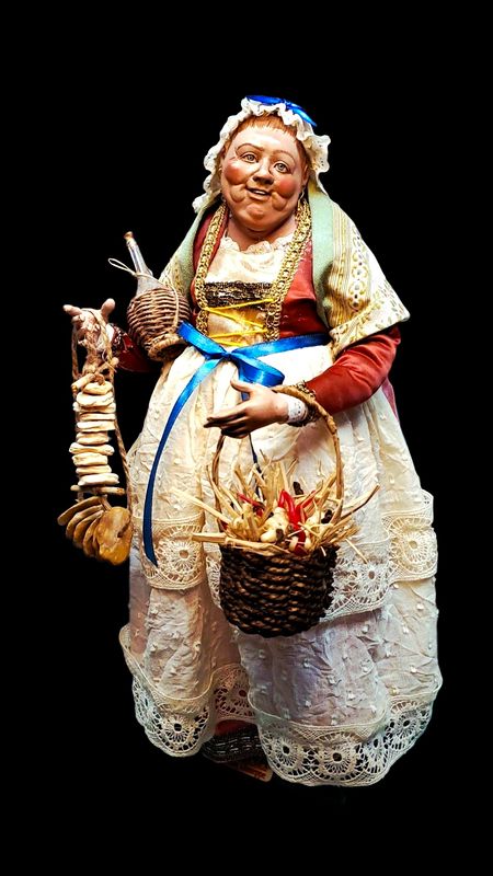La Bella &#39;Mbriana statuetta in terracotta 35 cm