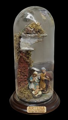 Miniaturas de la Natividad en campana