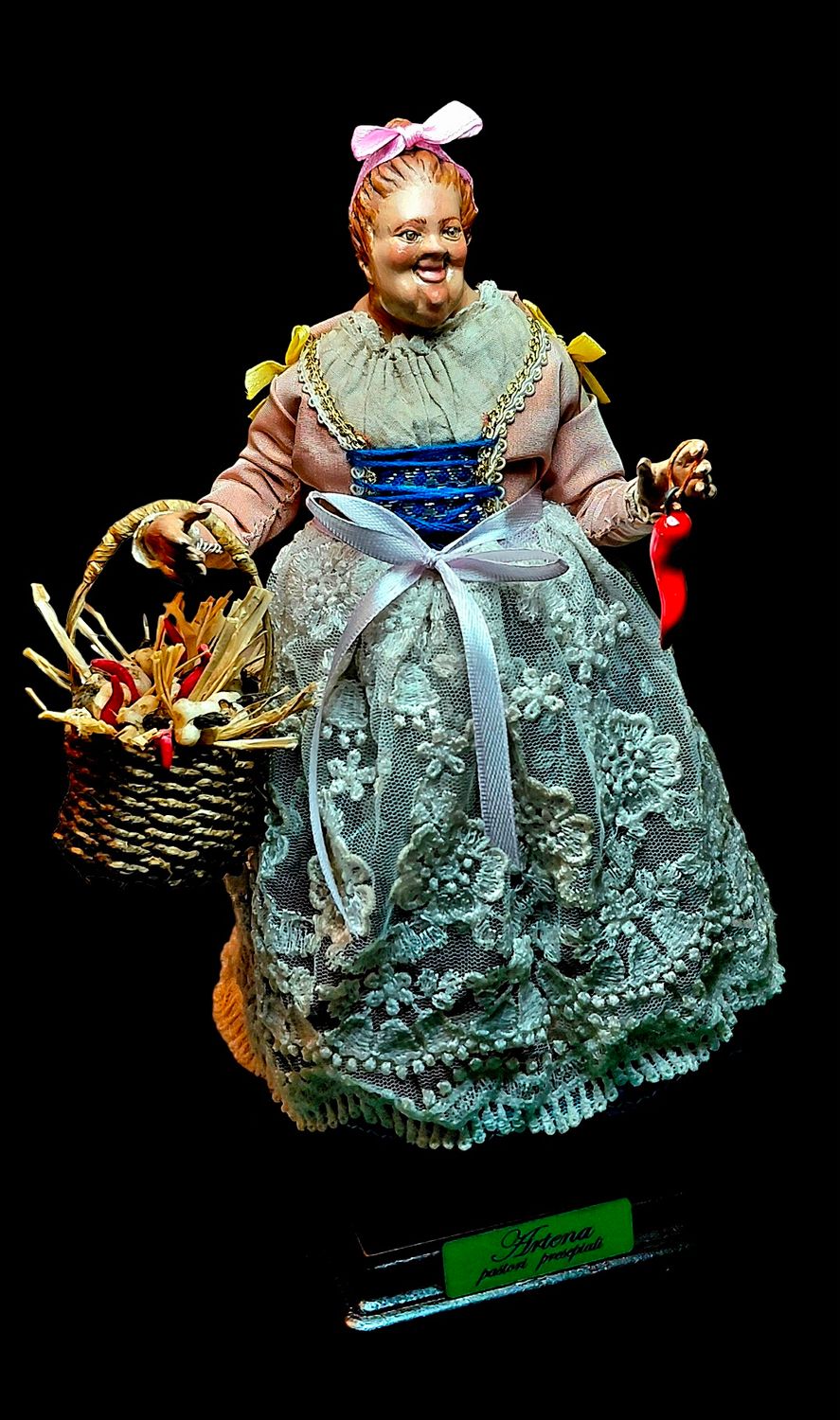 The Beautiful 'Mbriana terracotta statuette 25 cm