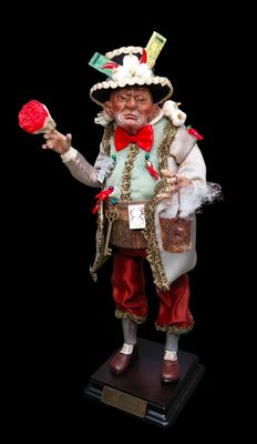 El amuleto de la suerte Sciò Sciò Gobbo mide 30 cm.
