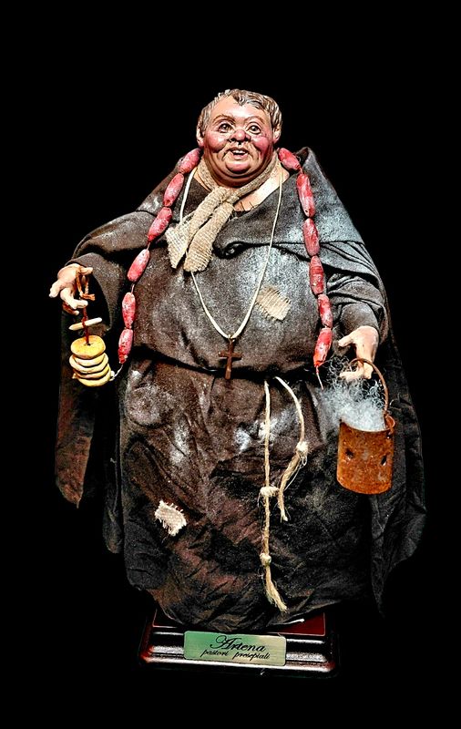 The Munaciello - Auspicious Shepherd Statuette 25 cm