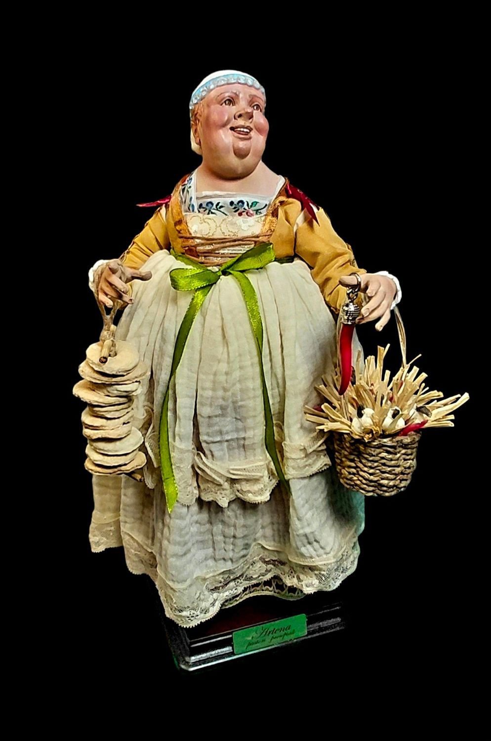 The Beautiful 'Mbriana terracotta statuette 32 cm