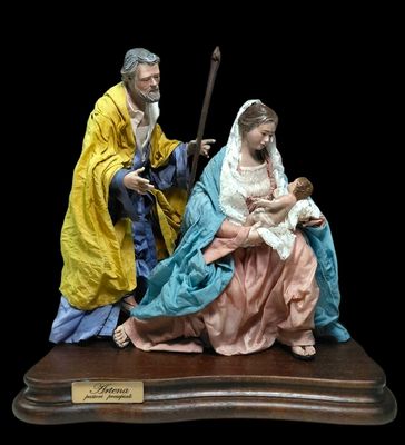 Belén napolitano del siglo XVIII - 25 cm de altura