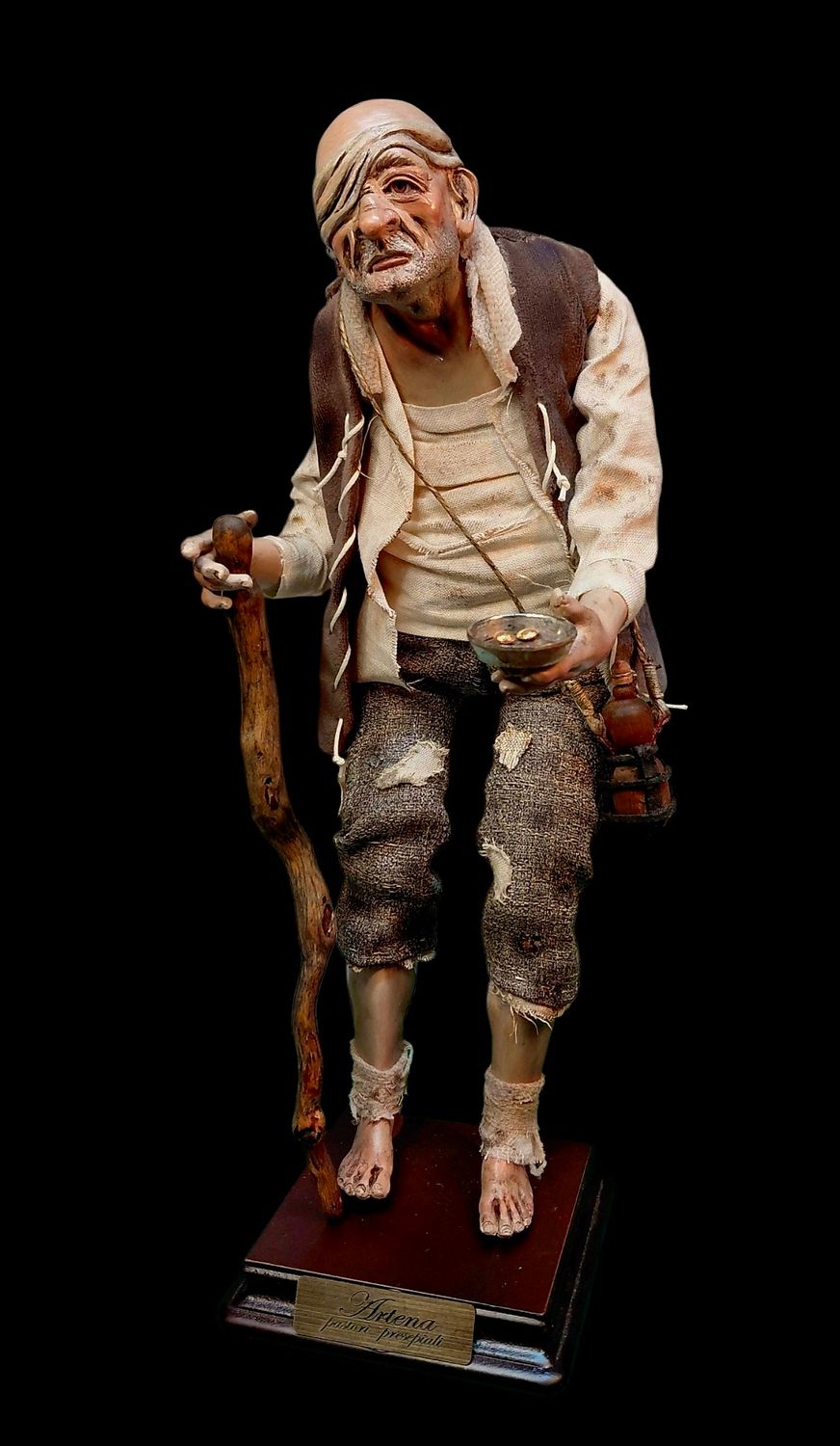 Beggar Shepherd from the 18th-century Neapolitan Nativity Scene