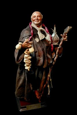 Estatuilla del Monje Munaciello, de la Buena Suerte 28