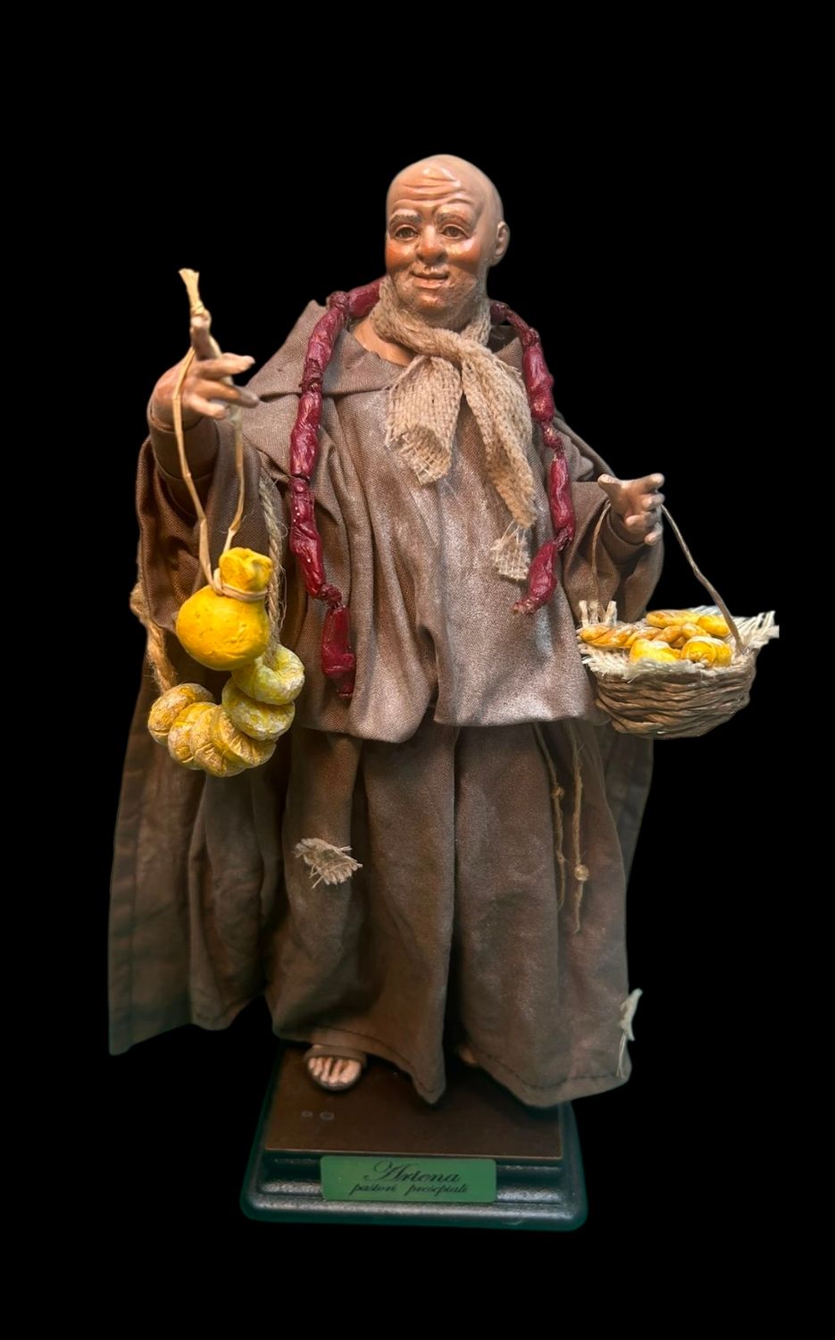 The Munaciello - Auspicious Shepherd Statuette 25 cm