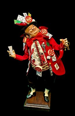 El amuleto de la suerte Sciò Sciò Gobbo mide 25 cm.