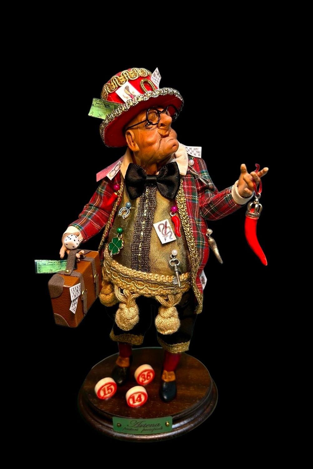 Sciò Sciò Gobbo lucky charm measures 25 cm