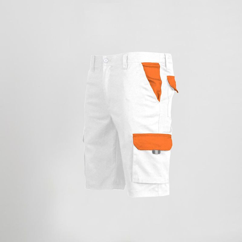 Bermuda unisex multibolsillo elástico