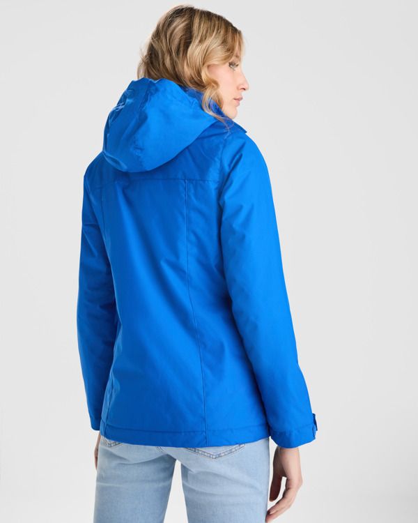 Parka acolchada con tejido impermeable