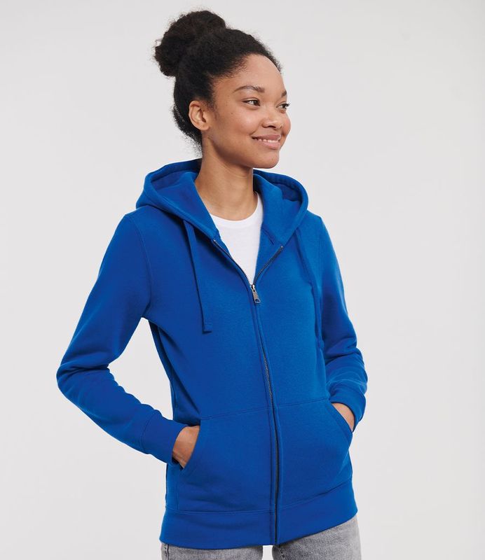 Russell Ladies  Authentic Zip Hooded Sweatshirt
