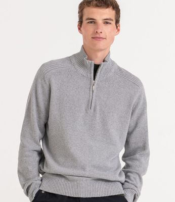 Unisex Wakhan Zip Neck Sustainable Sweater