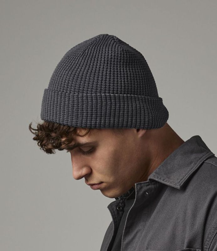 Organic Cotton Waffle Beanie