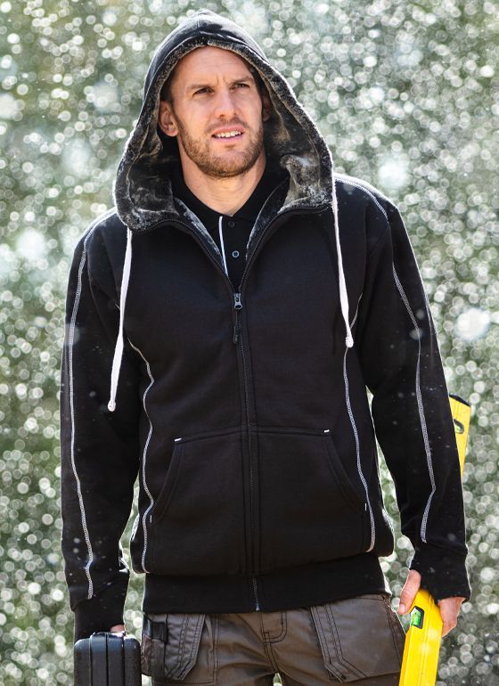 Crane Fur-Lined Hoodie