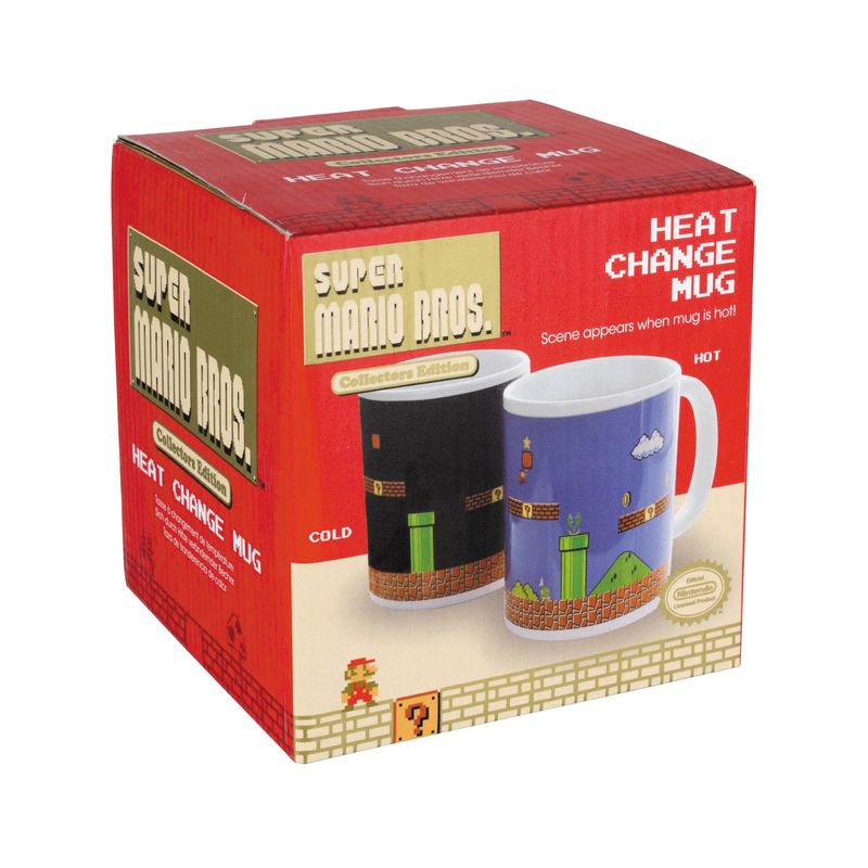 Super Mario Bros. Tasse mit Thermo Effekt Level