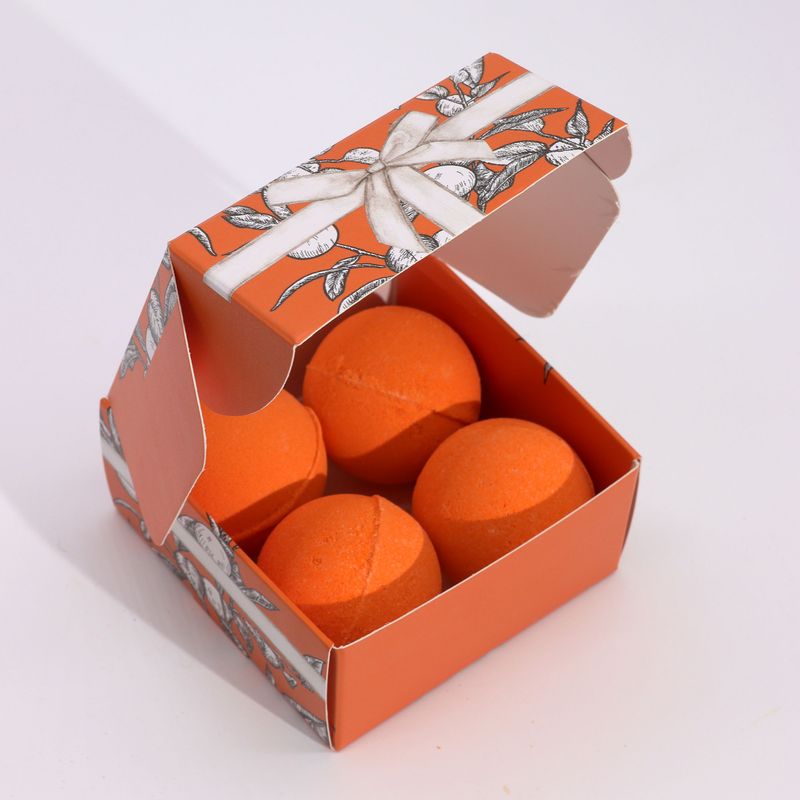 Bombas de Baño-Set de 4-Vitamina C y Aceites Esenciales