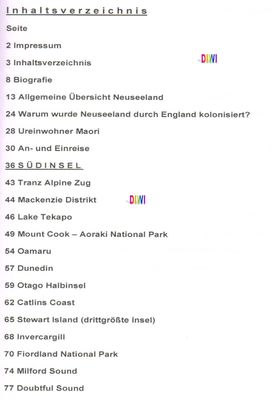 Neuseeland Buch Farbe 228 Seiten - A4