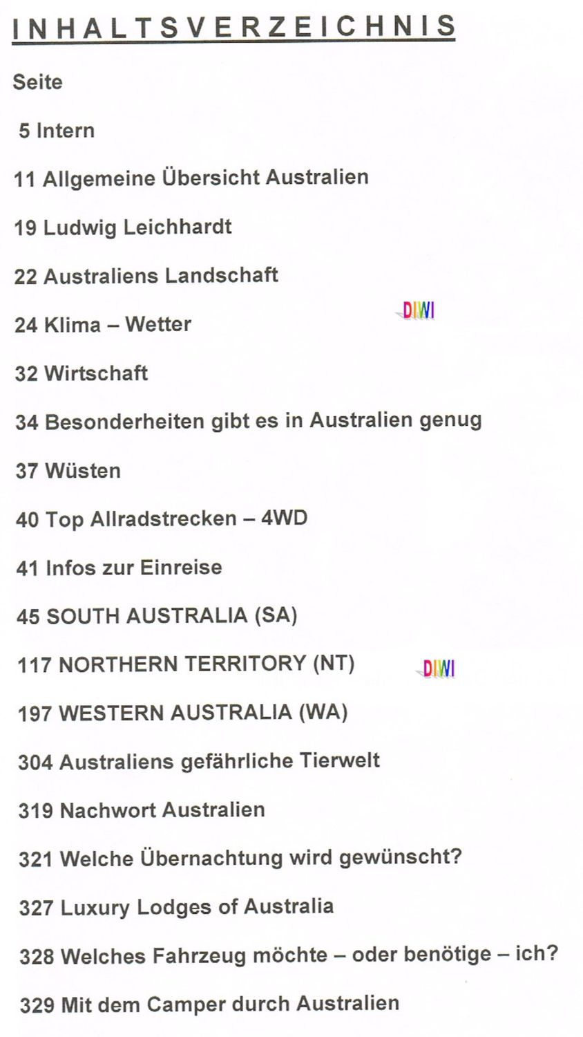Australien Buch West 332 Seiten - A4