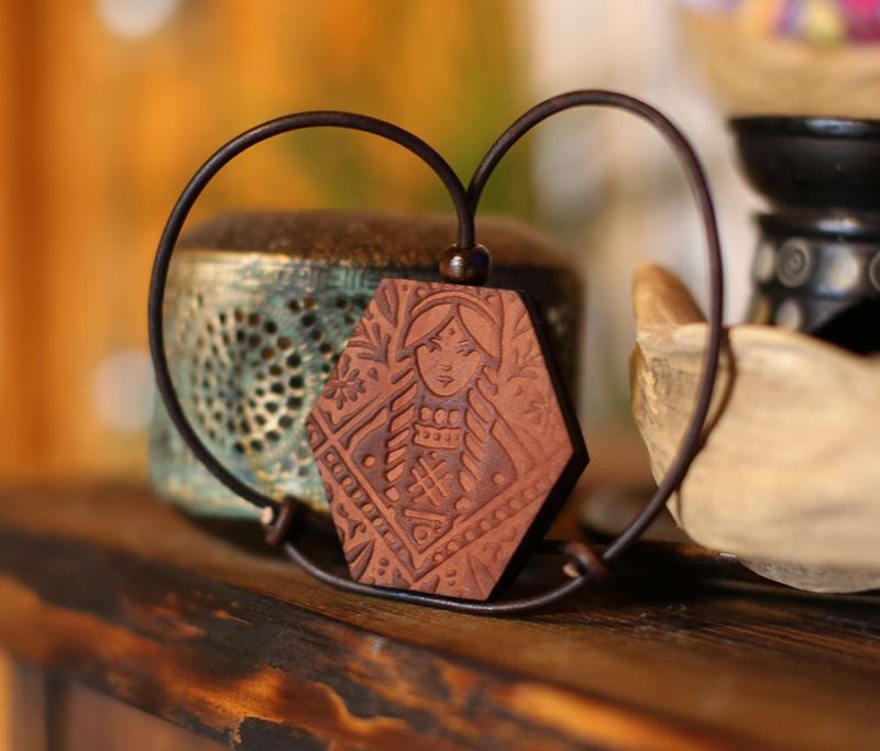 Zawieszki zapachowe  Skórzane