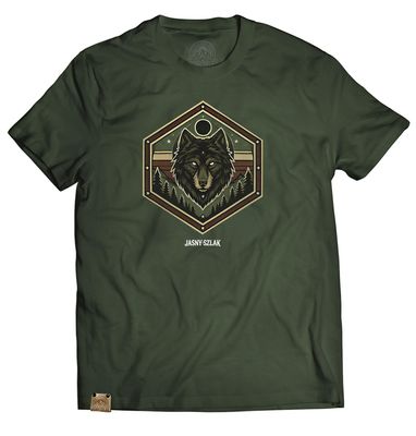 Koszulka z autorskim nadrukiem inspirowanym górską turystyką, legendami bestiariusza i klimatem przygody. Idealna dla wędrowców, miłośników natury i tajemniczych opowieści spod znaku Jasnego Szlaku.