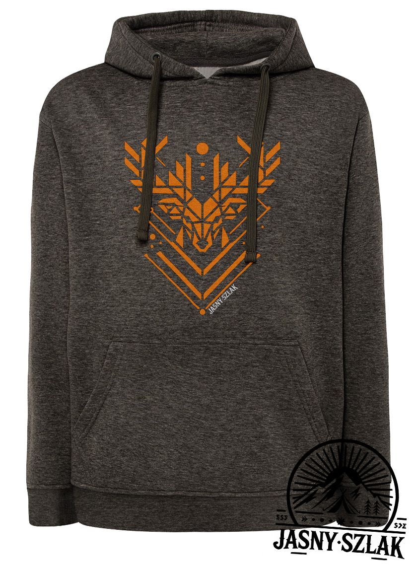 Bluza z kapturem Jeleń symetria JS