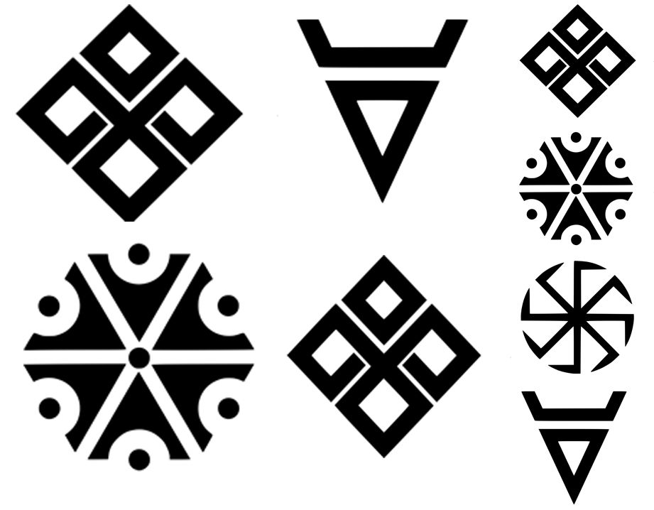 Naklejka symbole słowiańskie