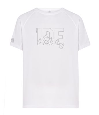 ​Koszulka sportowa szybkoschnąca IDĘ / biała Jasny Szlak