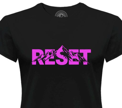 Koszulka RESET/ róż JS