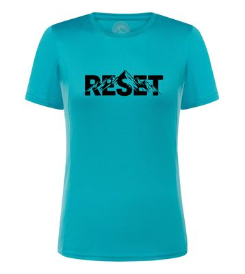 ​Koszulka sportowa szybkoschnąca RESET / DAMSKA Jasny Szlak