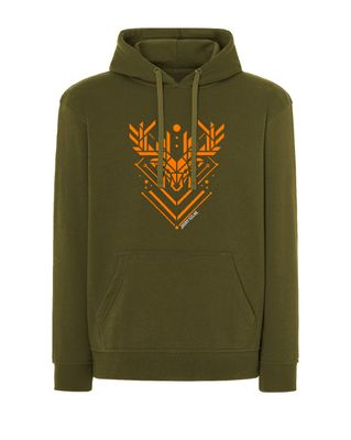 Bluza z kapturem JELEŃ SYMETRIA JS / KHAKI
