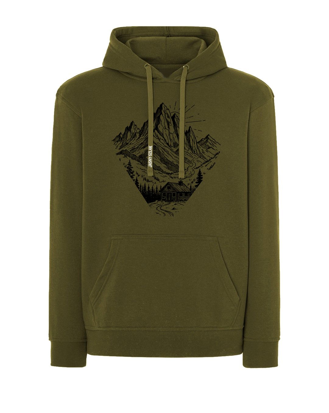 Bluza z kapturem CHATA GÓRY JS / KHAKI