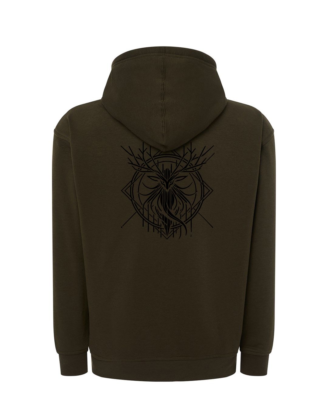 Bluza z kapturem ROZPINANA LESZY JS / KHAKI
