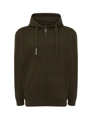 Bluza z kapturem ROZPINANA LESZY JS / KHAKI