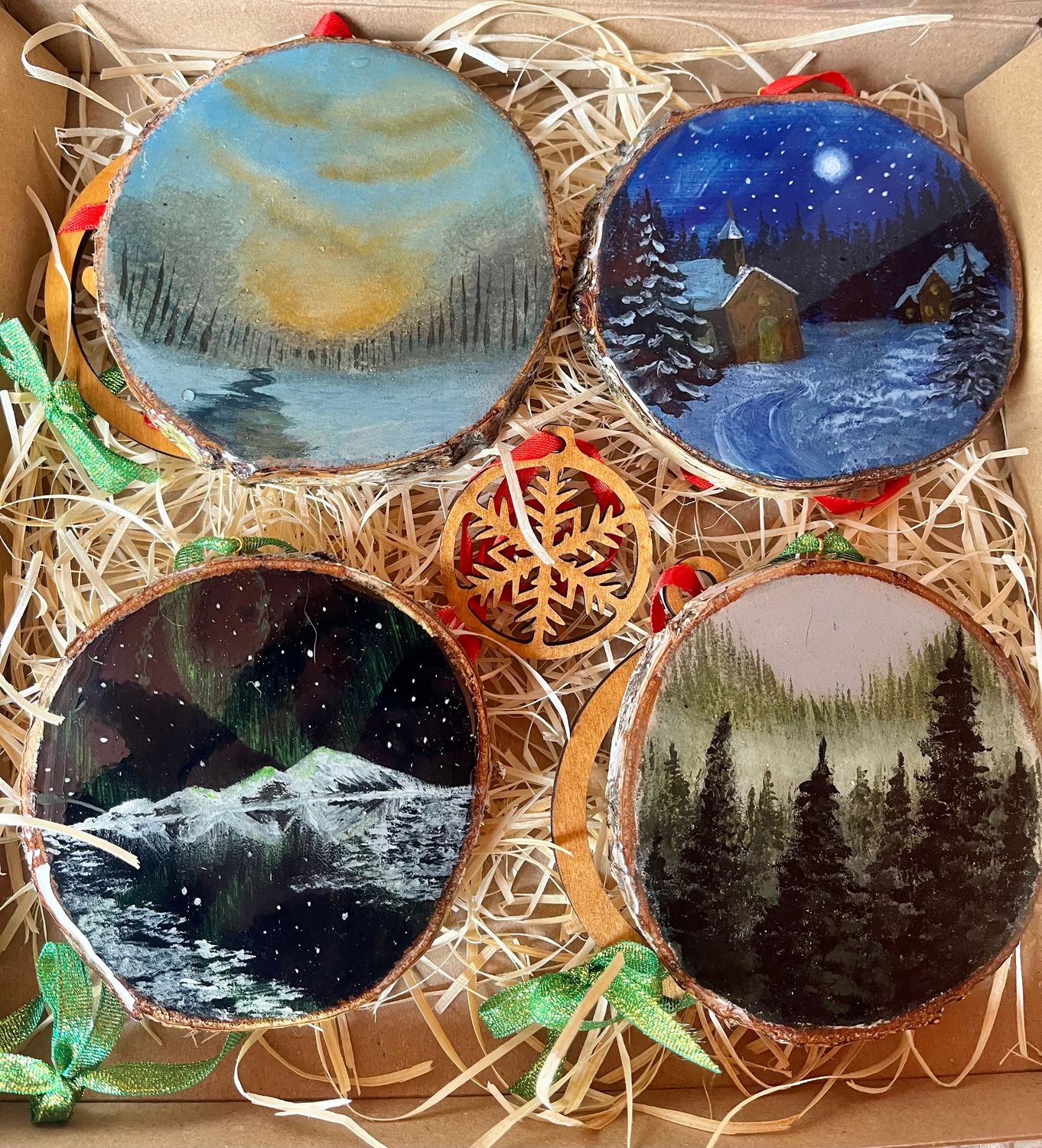Zestaw bombek ręcznie malowanych idealnych na prezent  #1