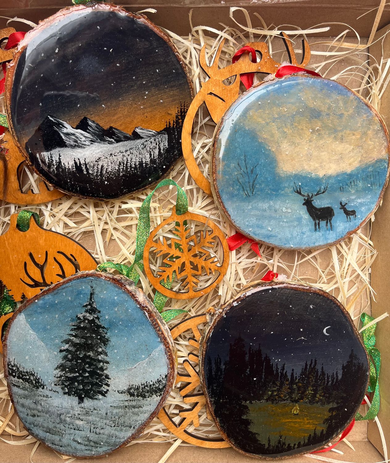 Zestaw bombek ręcznie malowanych idealnych na prezent  #2