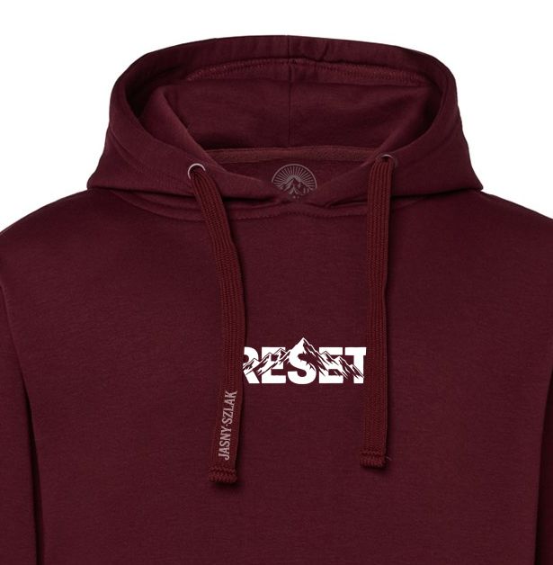 Bluza Damska z kapturem RESET MINI  JS / Burgundowa