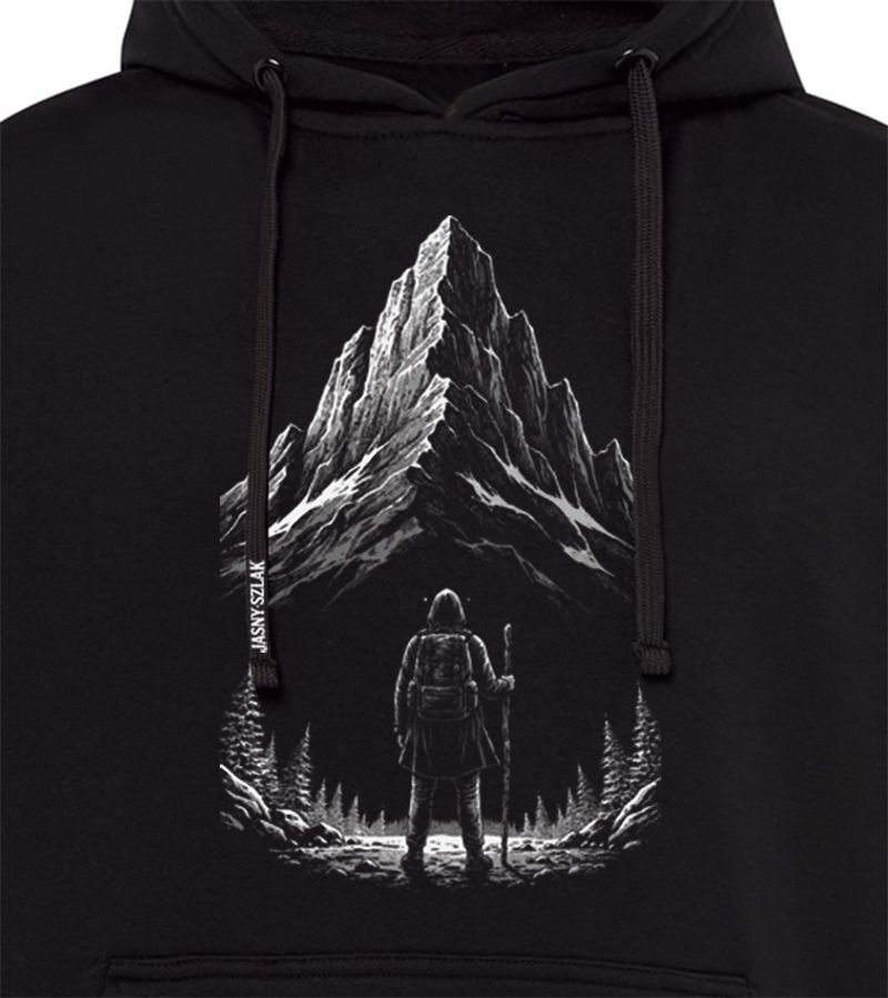 Bluza z kapturem TRAPER / CZARNA