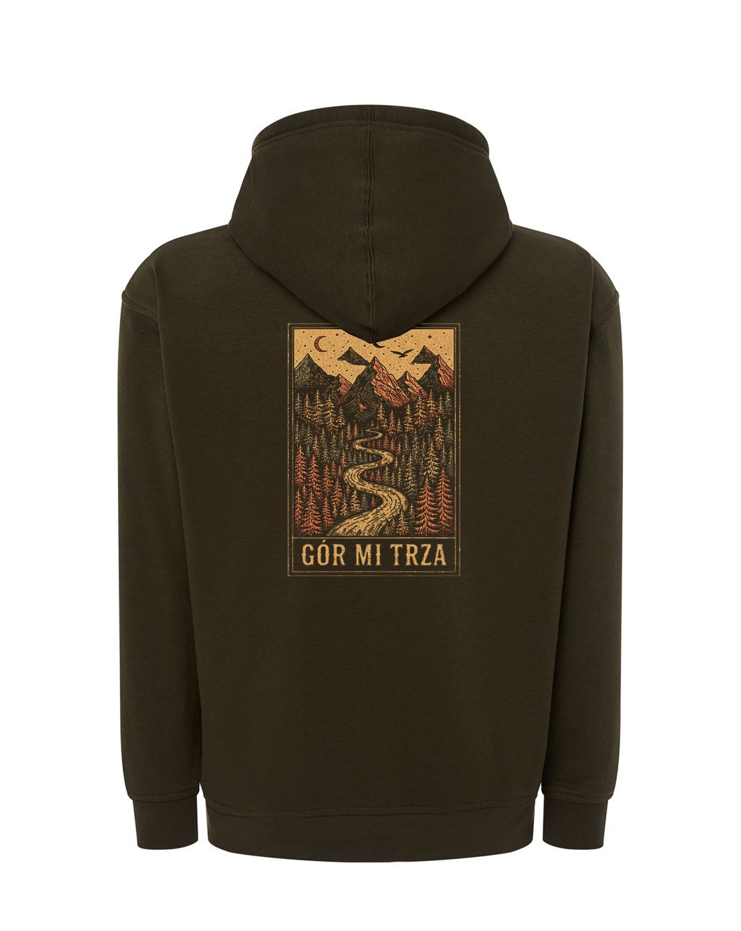 Bluza z kapturem GÓR MI TRZA / KHAKI