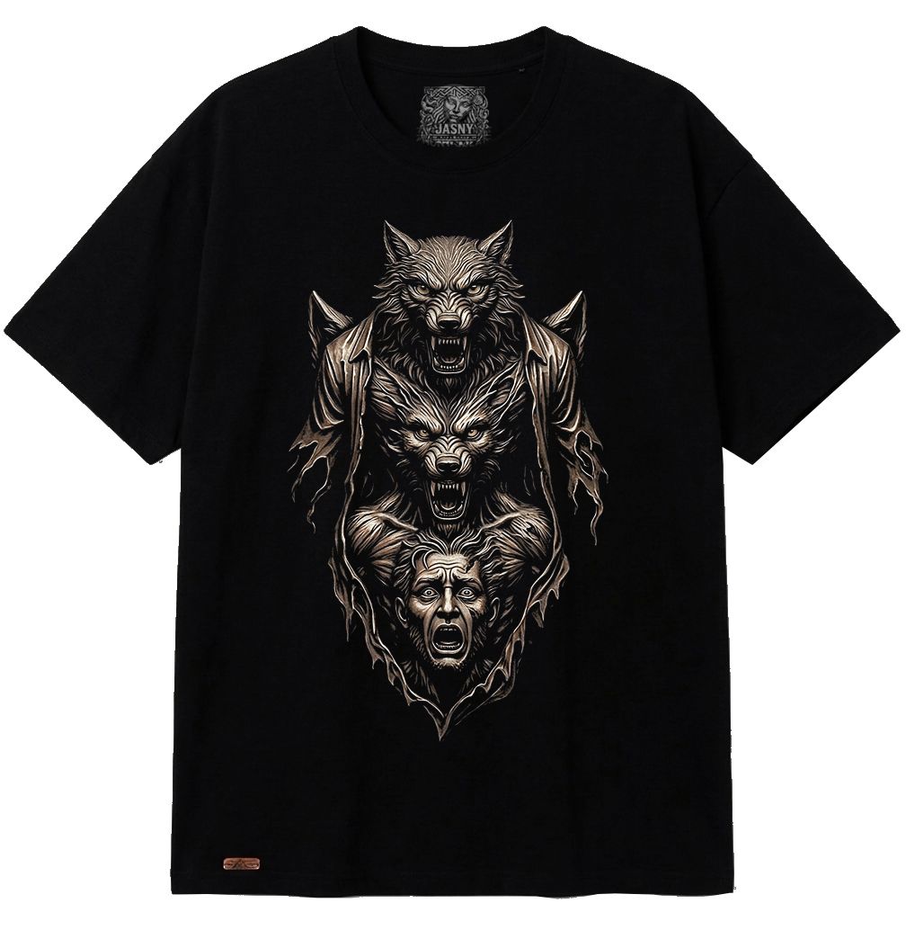 Koszulka WILKOŁAK PRZEMIANA oversize