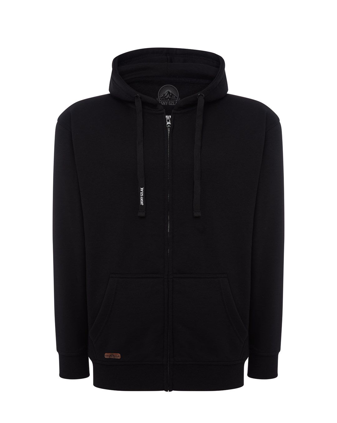 Bluza MĘSKA z kapturem LESZY  / CZARNA