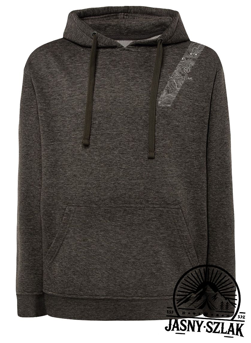 Bluza z kapturem MAPA TOPO  / JS