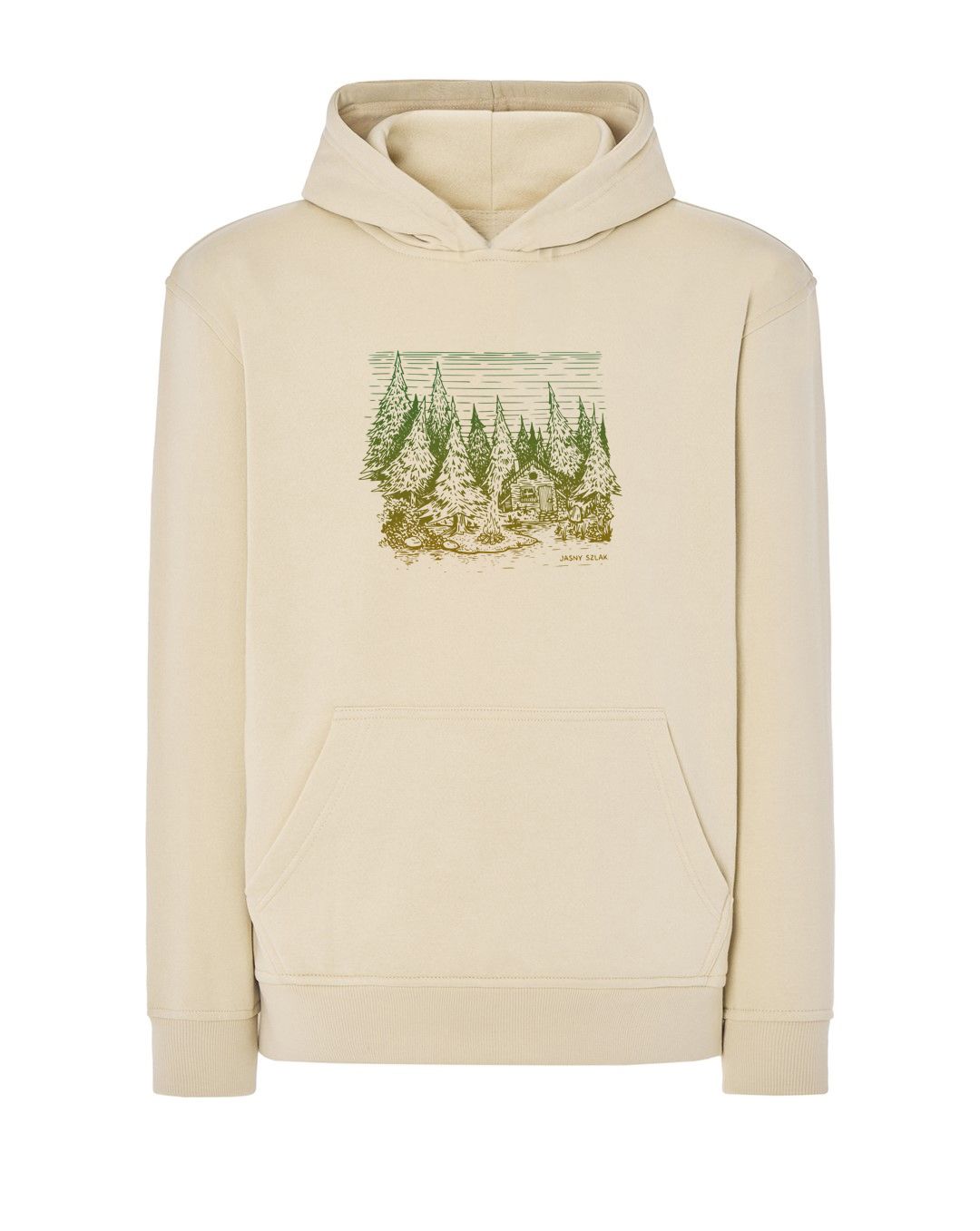 BLUZA LAS Ognisko oversize  / kremowa