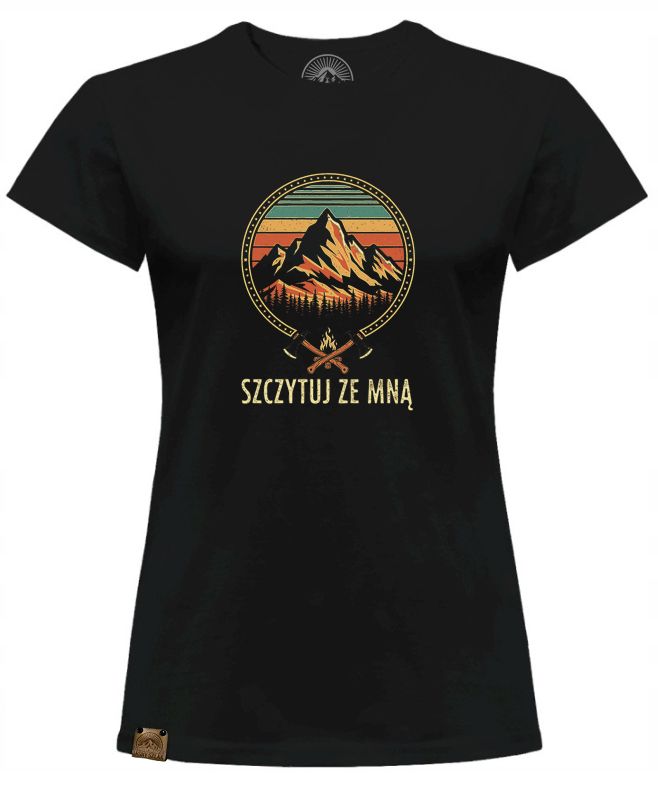 Koszulka SZCZYTUJ ZE MNĄ / damska / cz