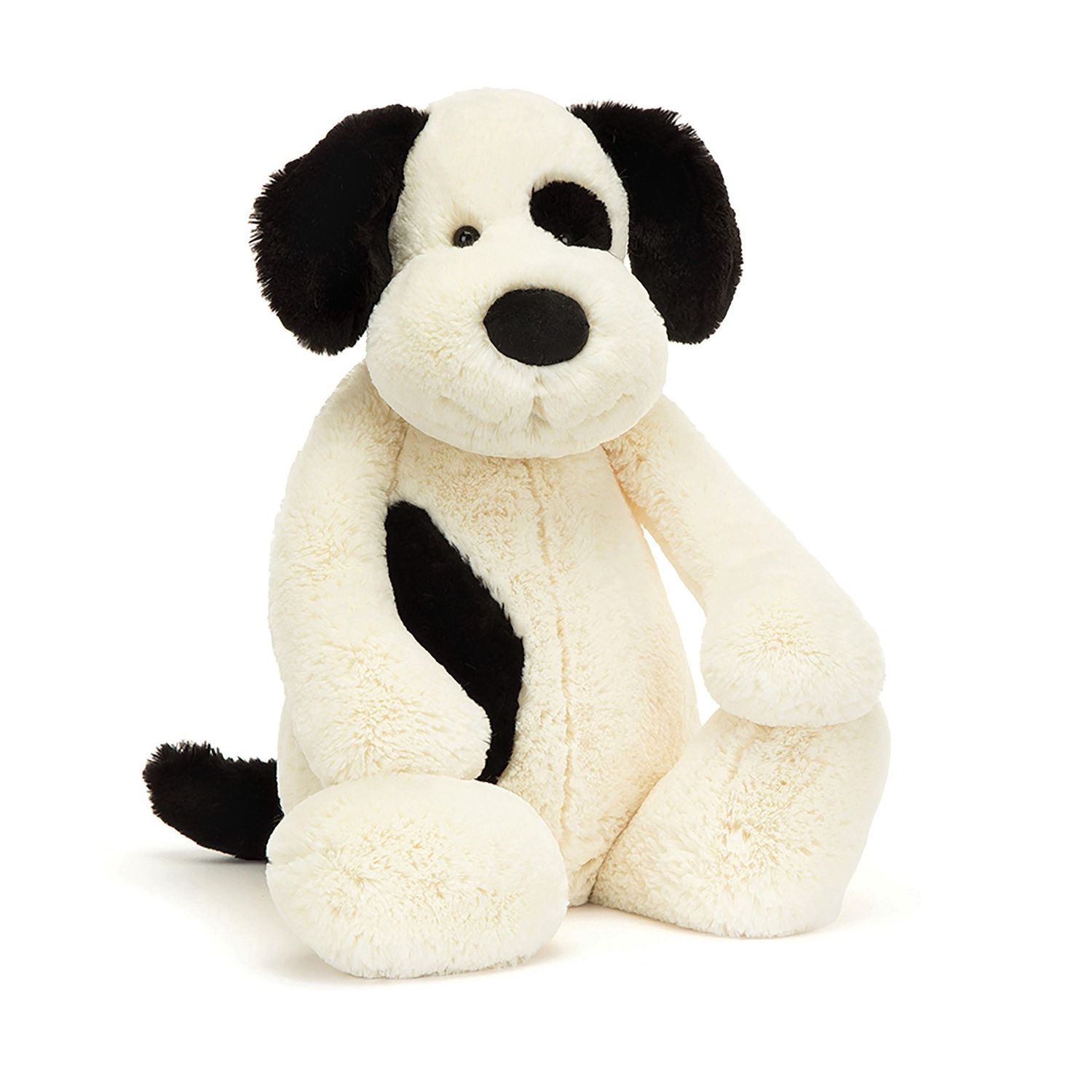 Bashful Black &amp; Cream Puppy Huge