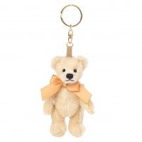 Teddy Bear Keyring Beige