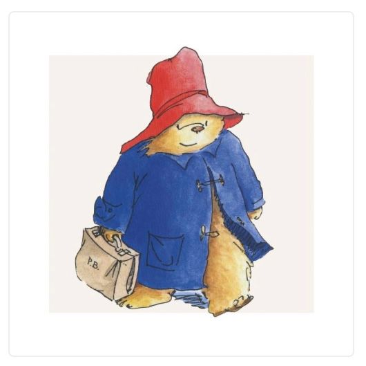 Card Paddington Bear