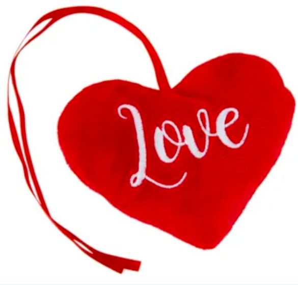 Heart with Ribbon 12 cm