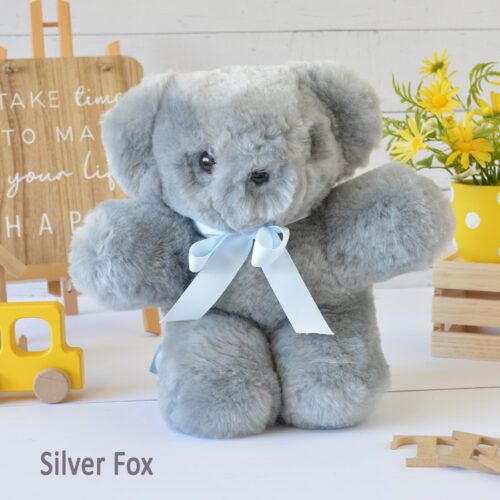Toby Teddy Softie Silver Fox